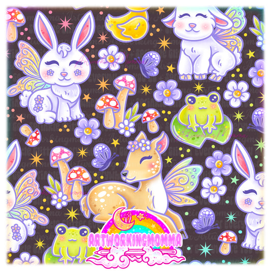 Spring Fairy Animals and PNG