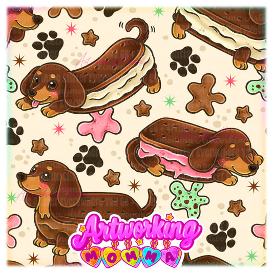 Icecream Sandwich Dogs & PNG