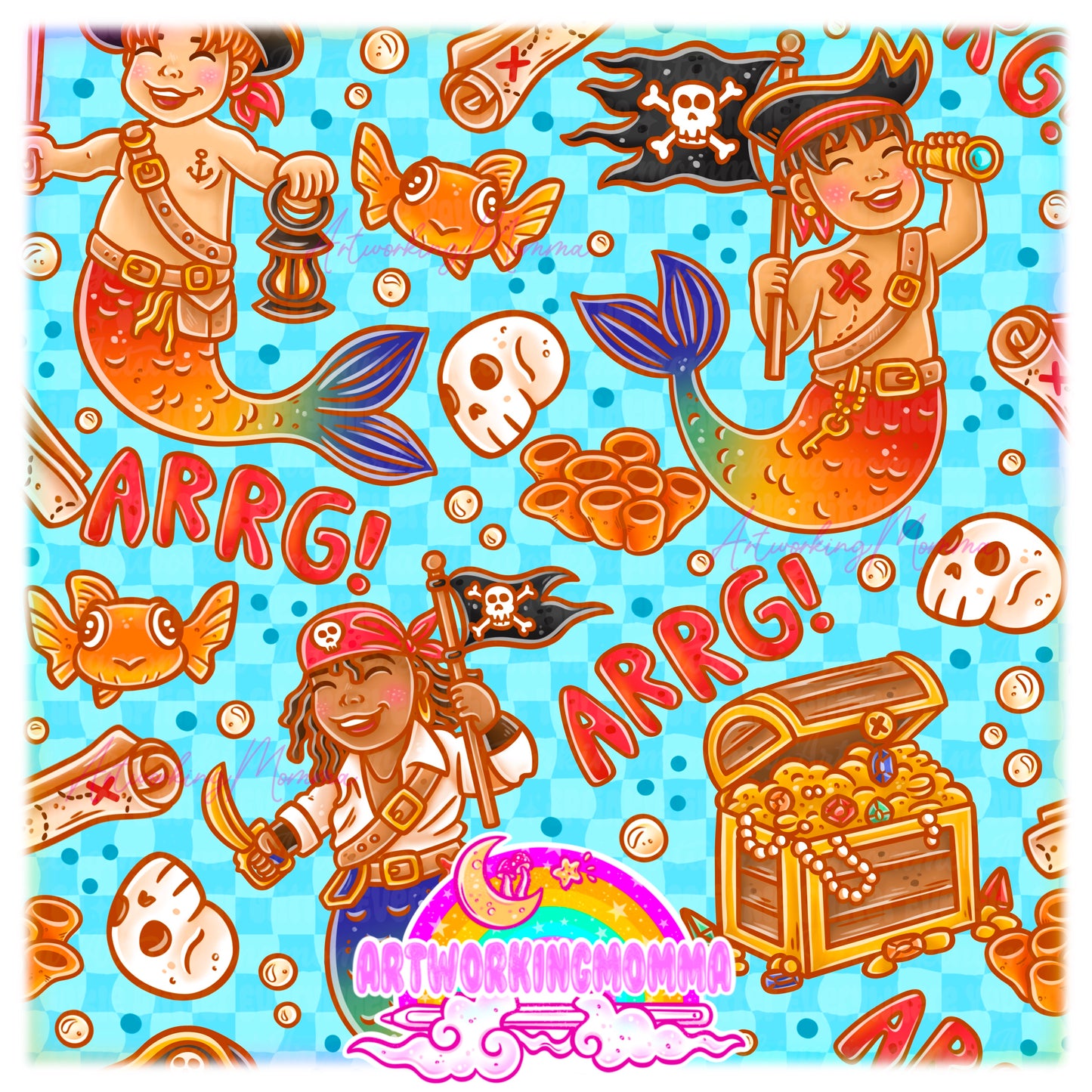 Pirate Mermaids and PNG