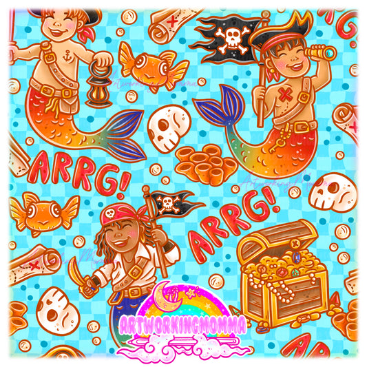 Pirate Mermaids and PNG