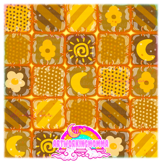Quilted Sunflower Coord
