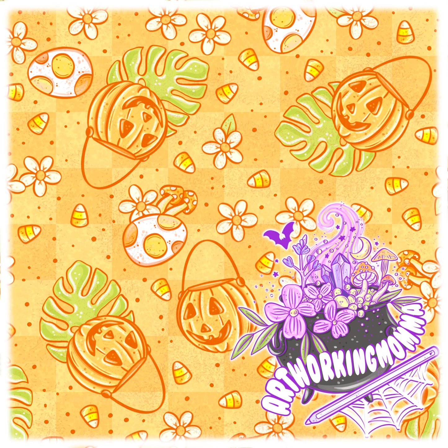 Candy Corn Dino (Coord)