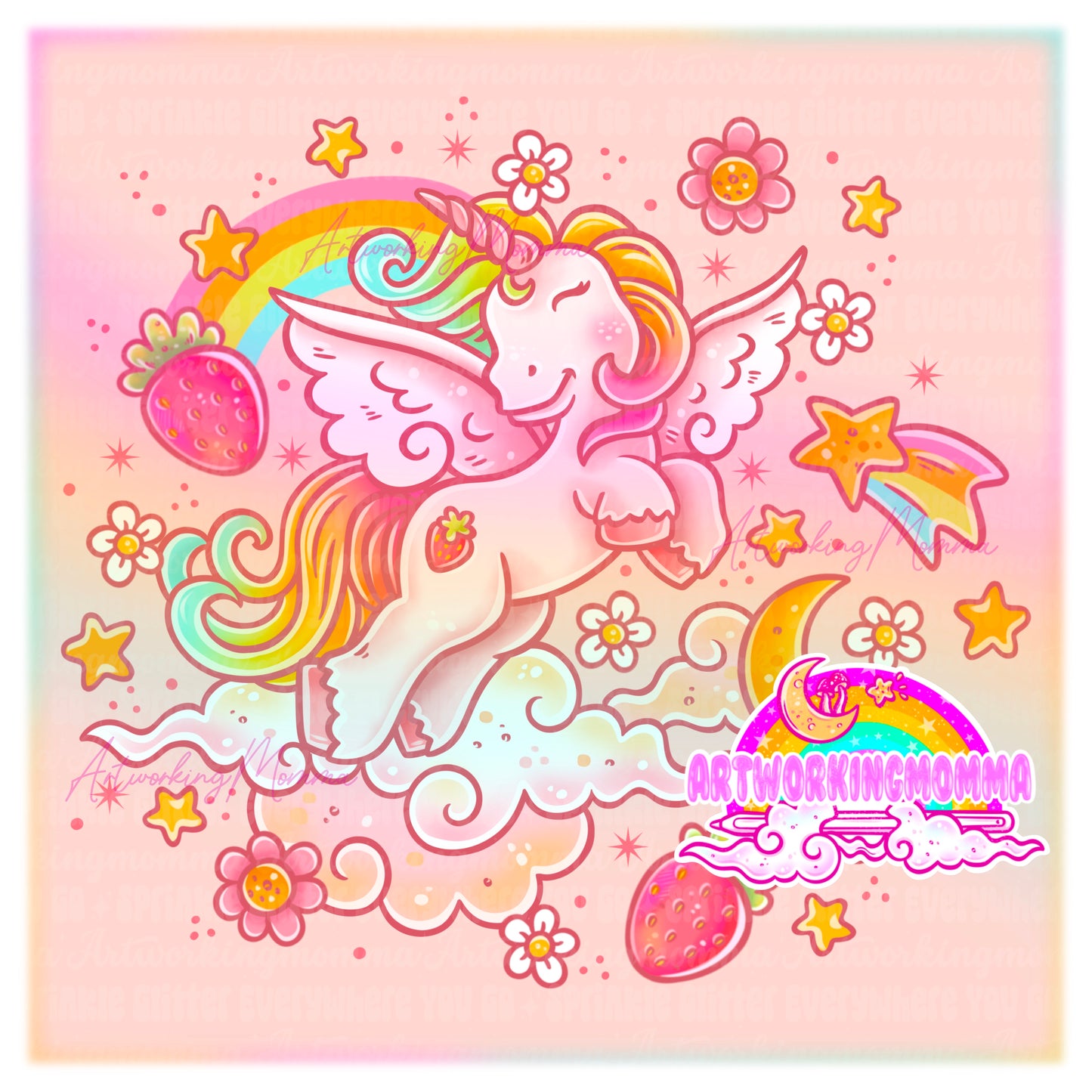 Strawberry Unicorn and PNG
