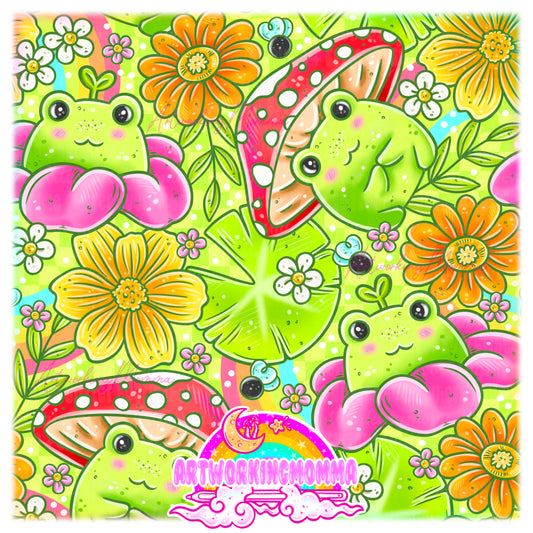Garden Frogs and PNG