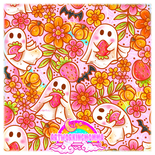 Strawberry Ghosts and PNG