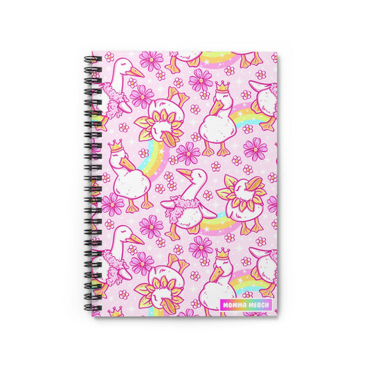 Silly Ducks Spiral Notebook - Ruled Line