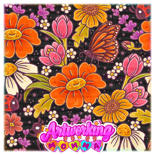 Dark Meadow Floral & PNG