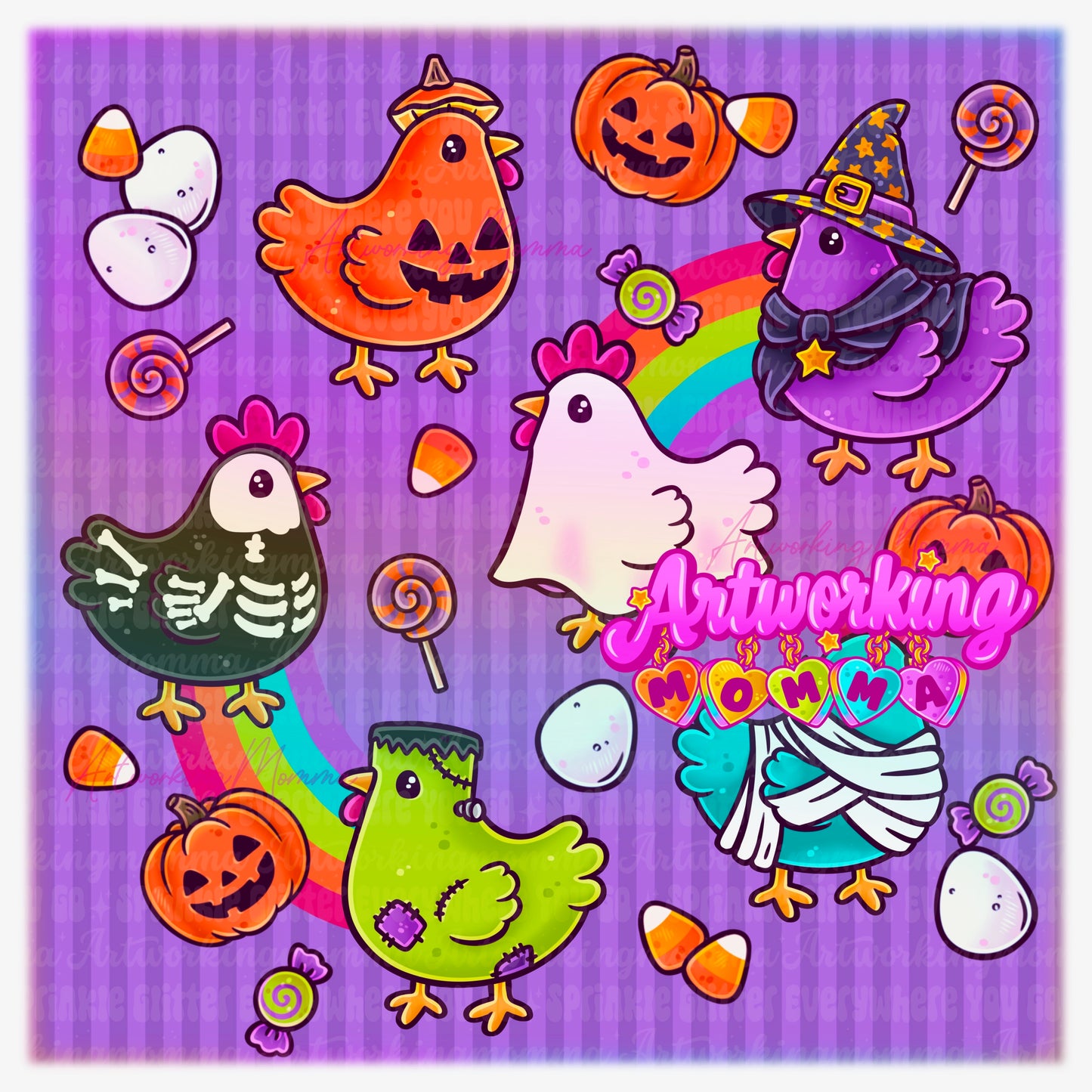 Halloween Chickens