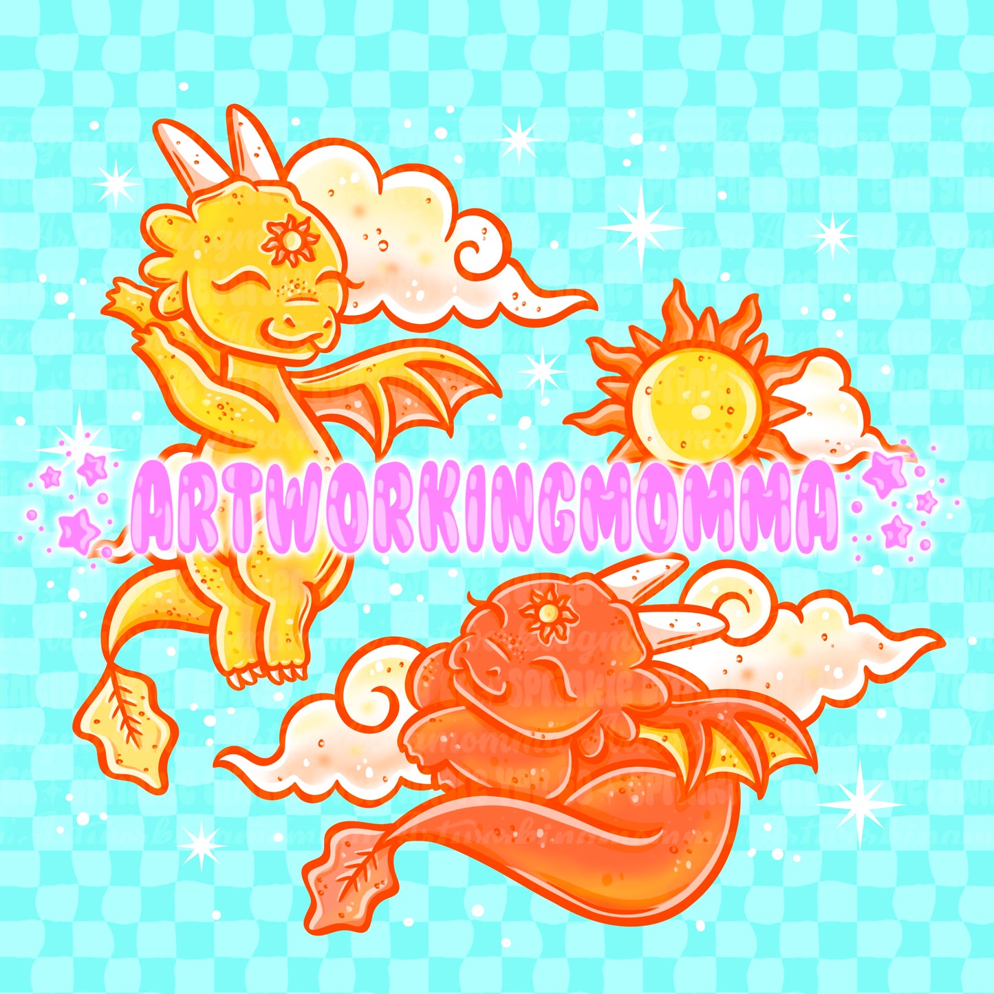 Sun Dragons + PNG