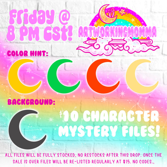 ALL Mystery Characters Bundle + PNGs