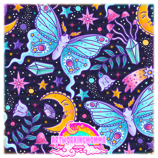 Celestial Space Moths and PNG
