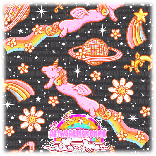 Squiggly Space Unicorn