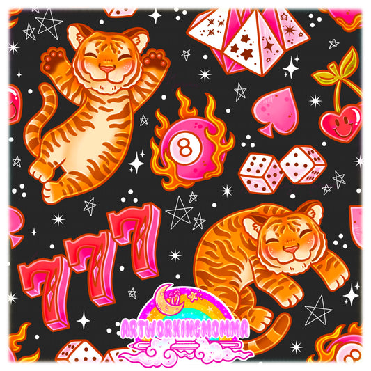 Girly Lucky Tigers & PNG