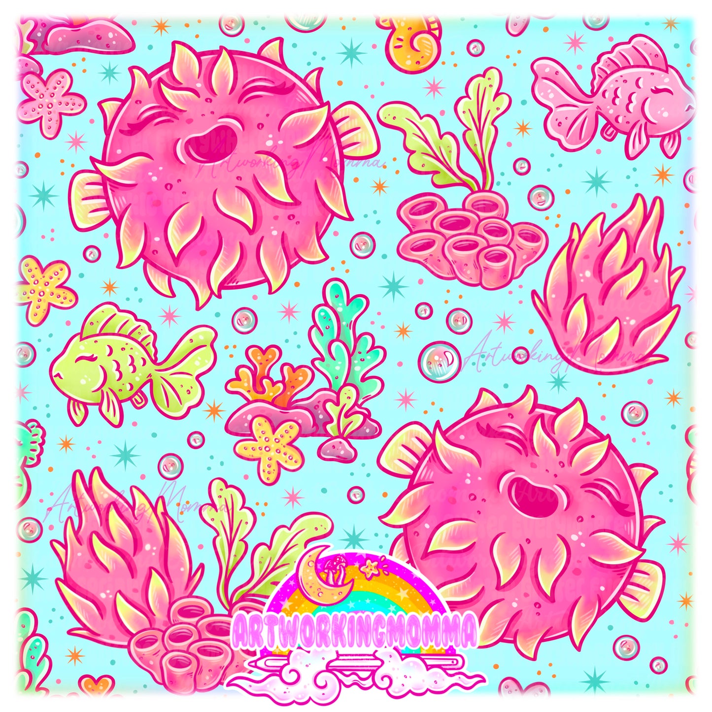 Dragonfruit Pufferfish