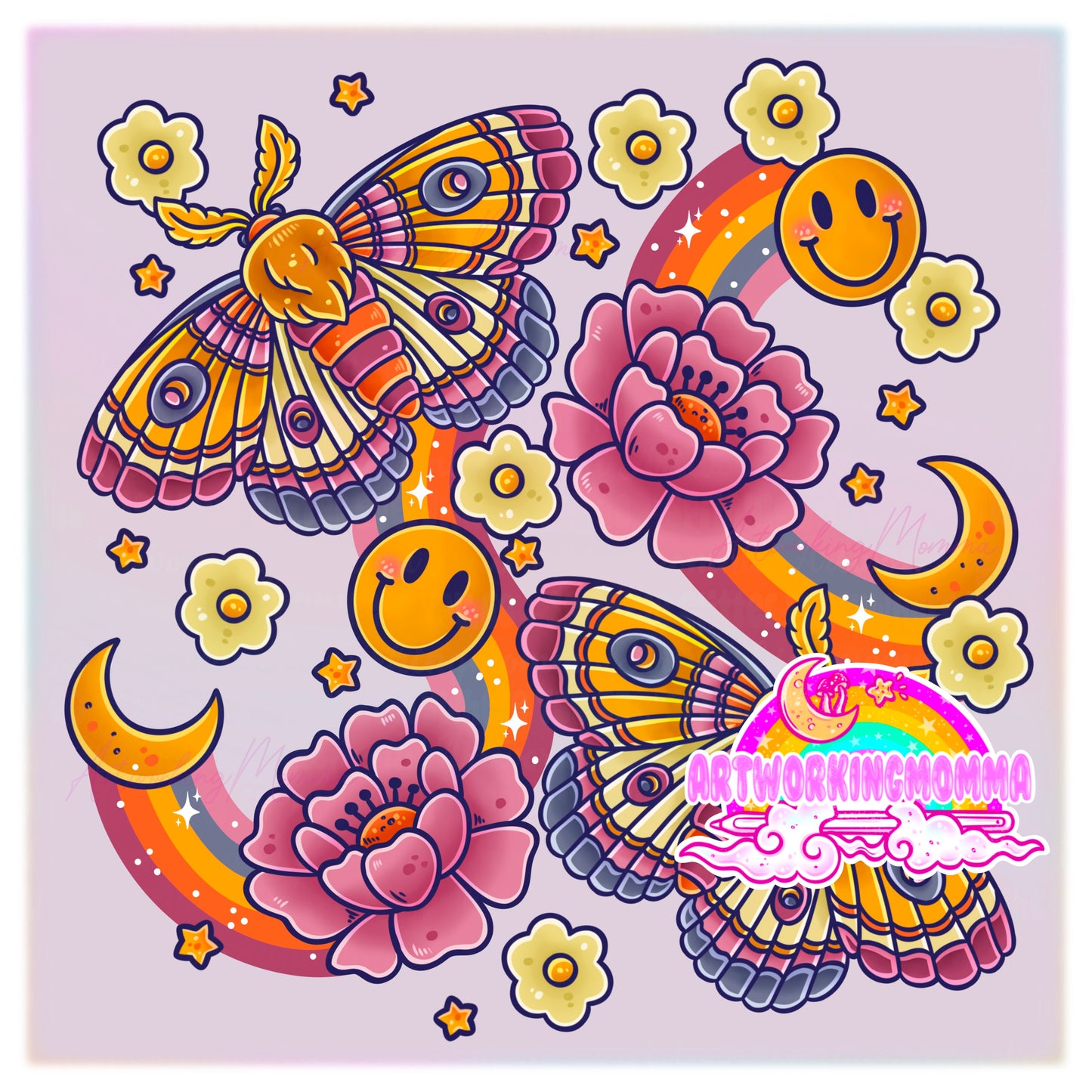 Smiley Moths & PNG