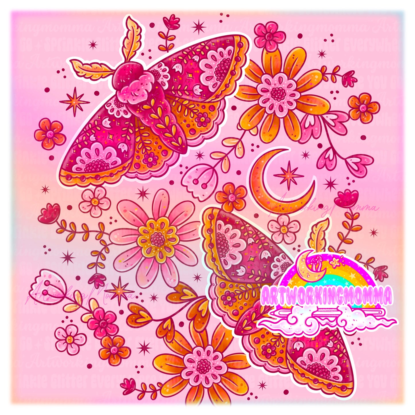 Pink Moths and PNG