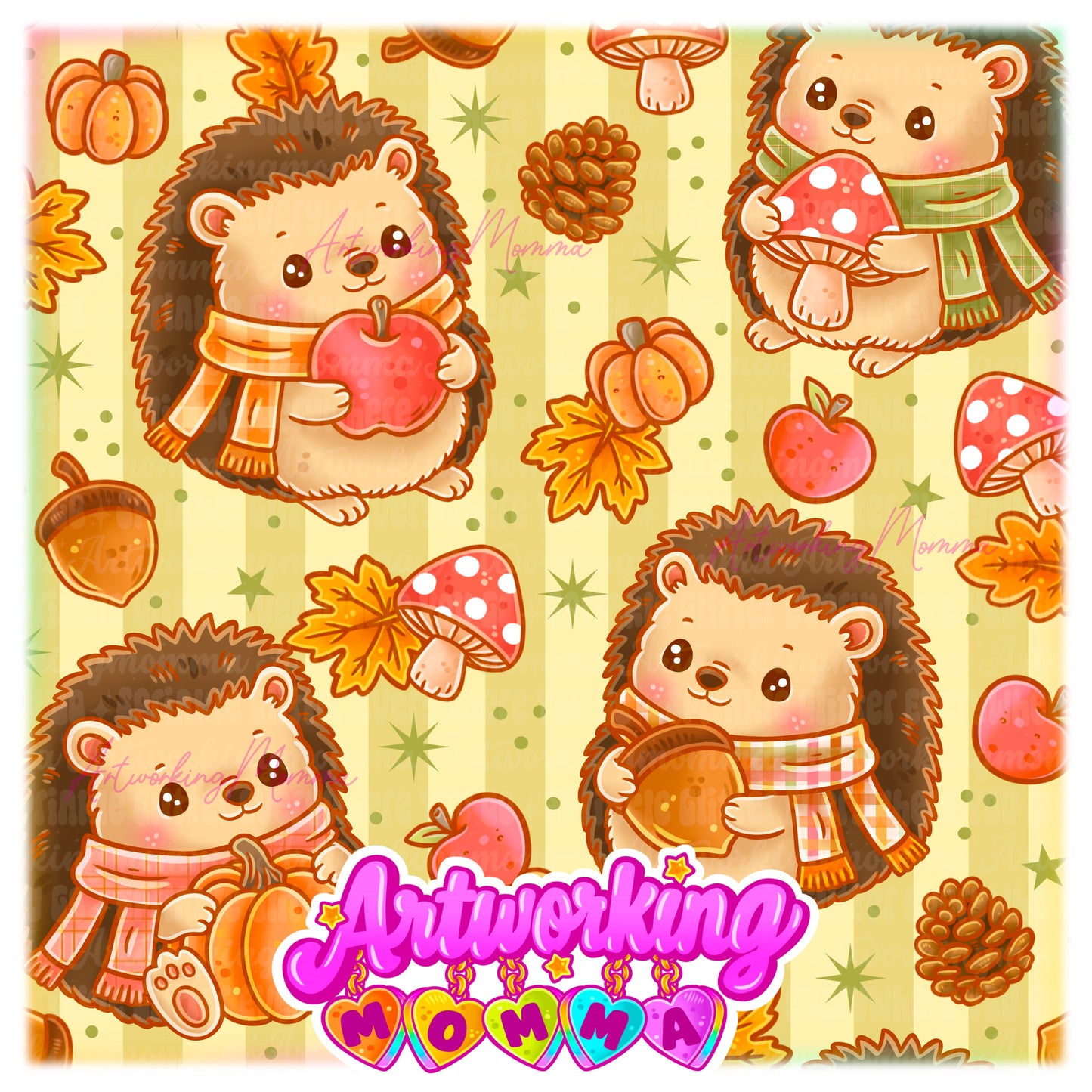 Fall Hedgehogs