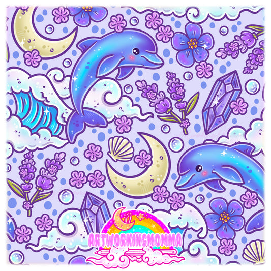 Revamp Cetestial Lavender Dolphins & PNG