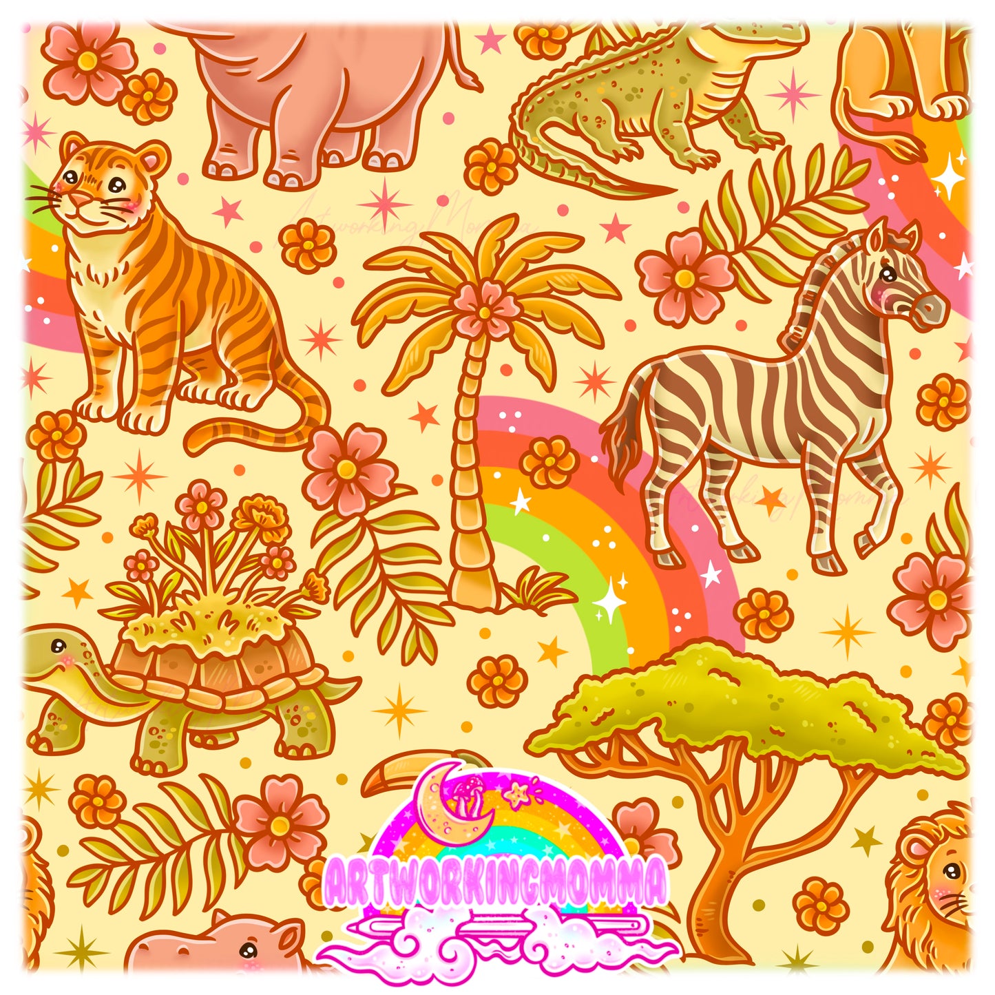 Pastel Zoo & PNG