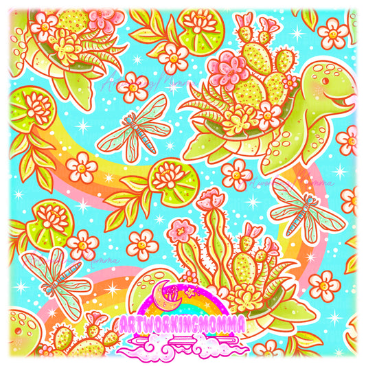 Cacti Turtles and PNG