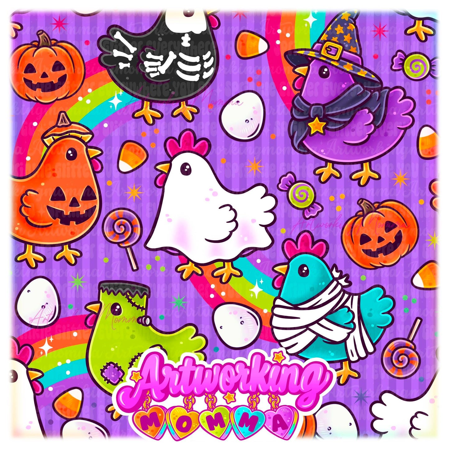 Halloween Chickens