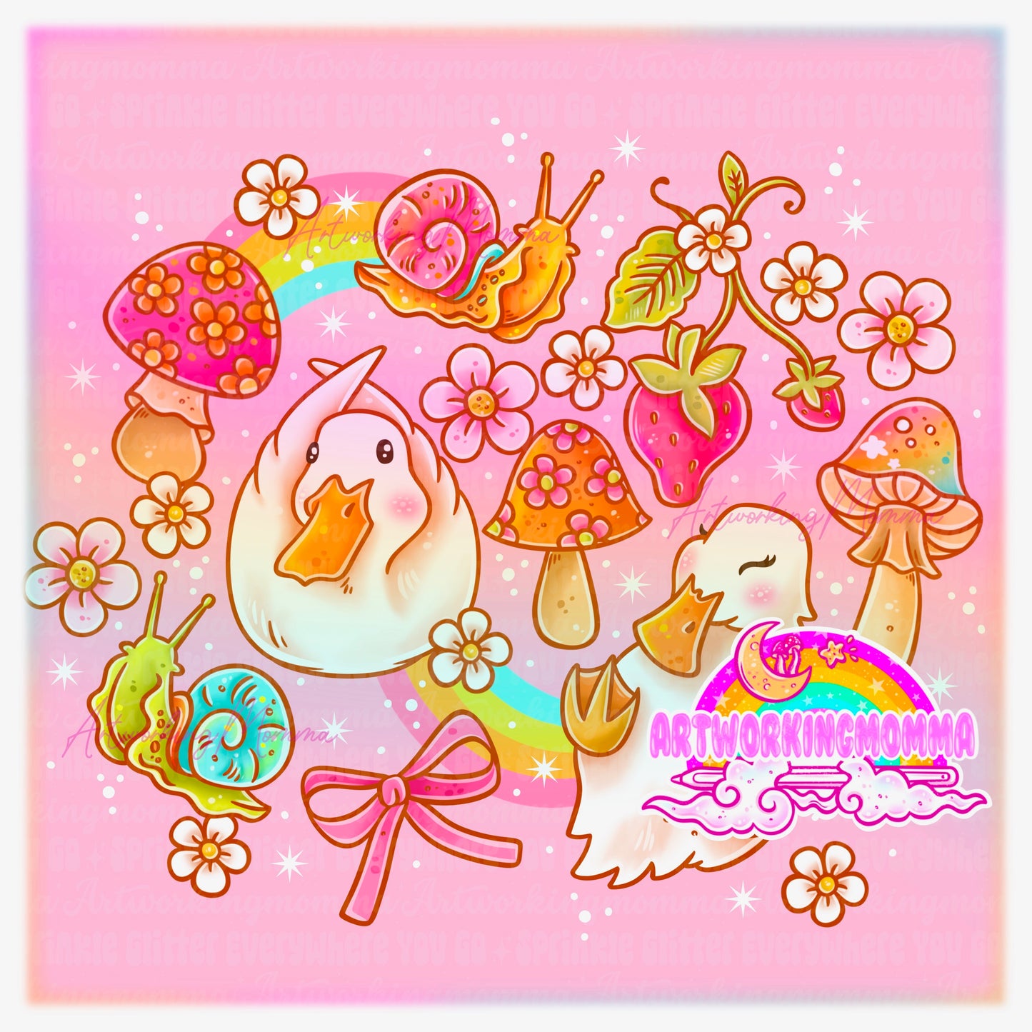 Mushroom Ducks and PNG