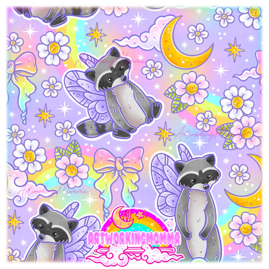 Raccoon Fairies and PNG