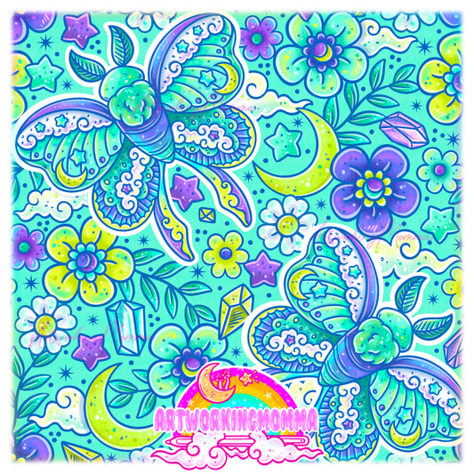 Neon Sky Moths and PNG