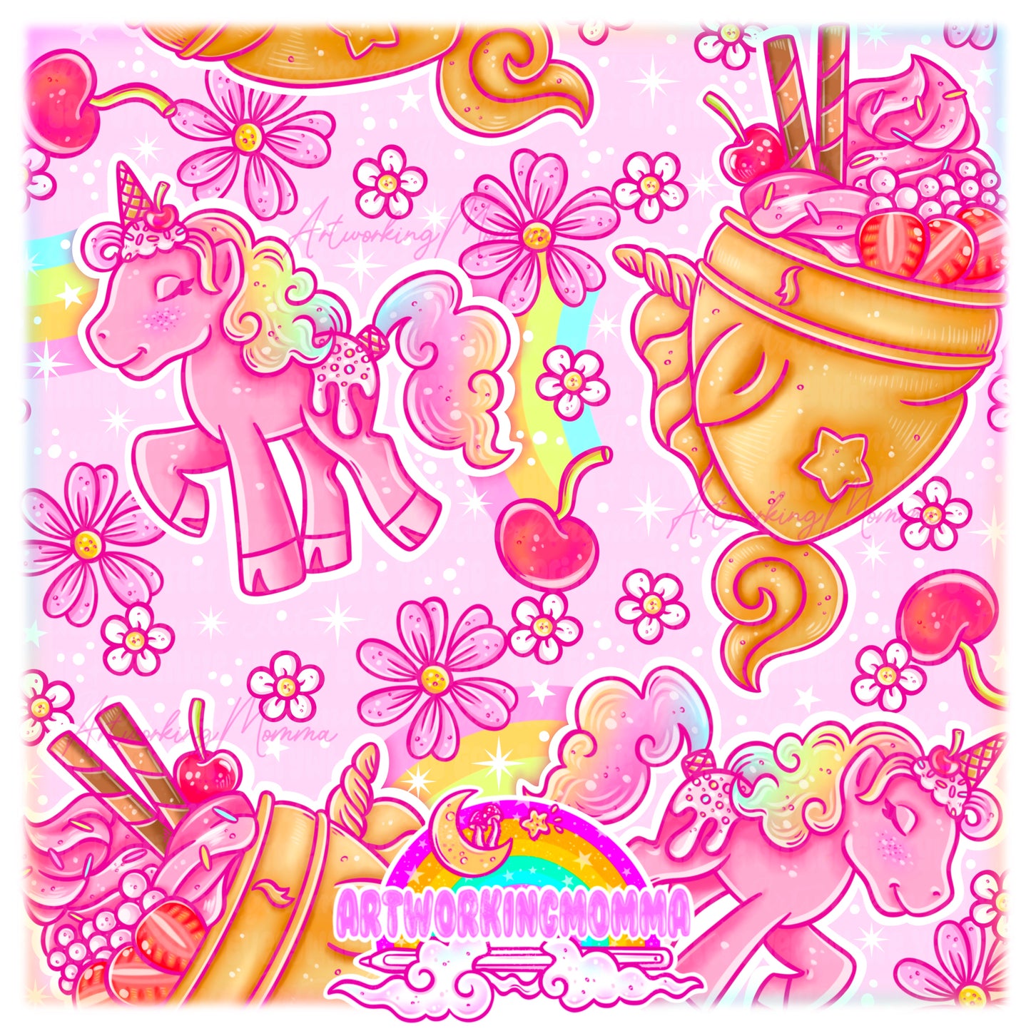 Icecream Unicorn and PNG