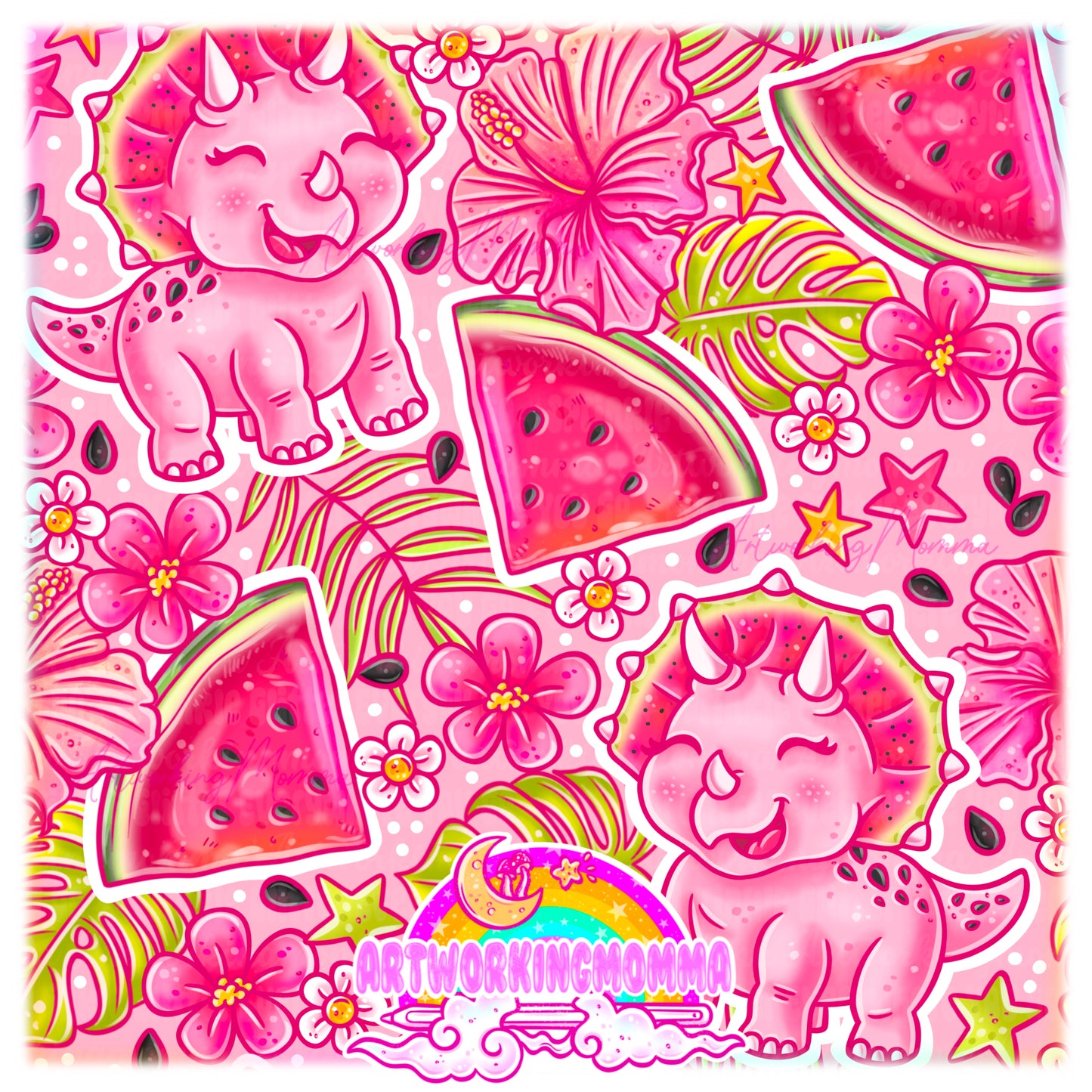 Watermelon Triceratops