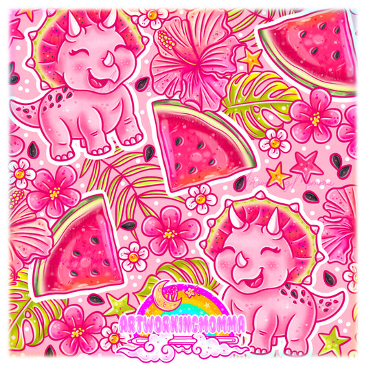 Watermelon Triceratops