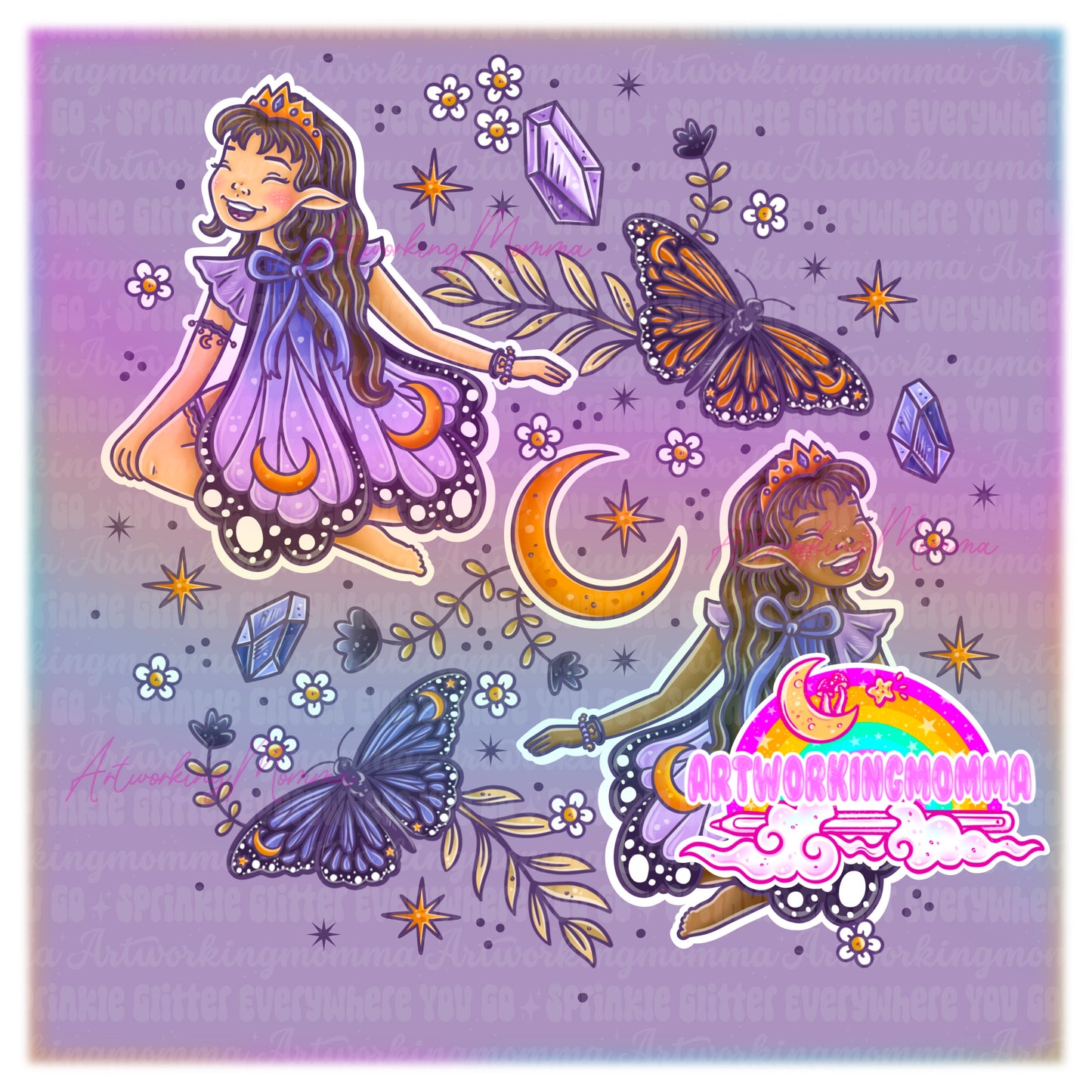 Butterfly Fairies and PNG