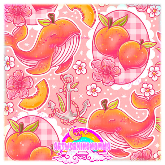 Peach Whales and PNG