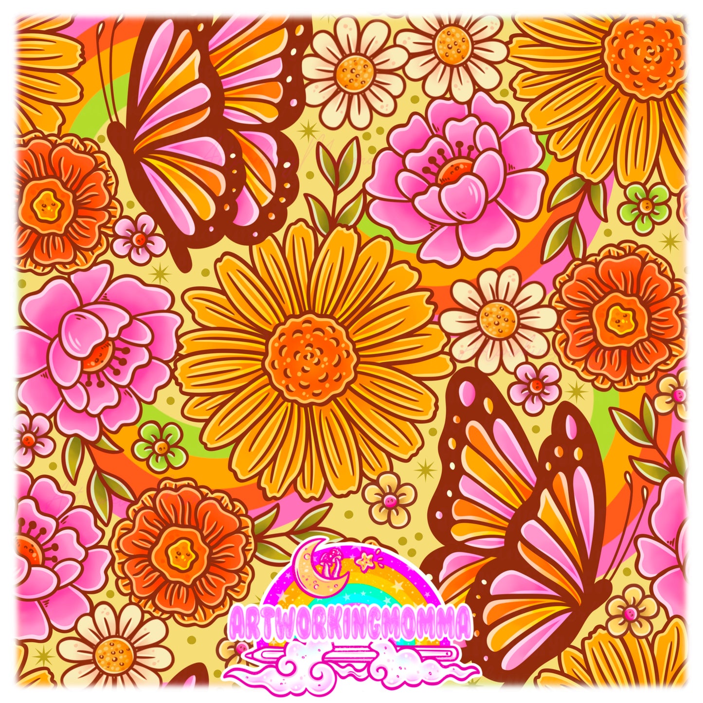 Vintage Butterfly & PNG