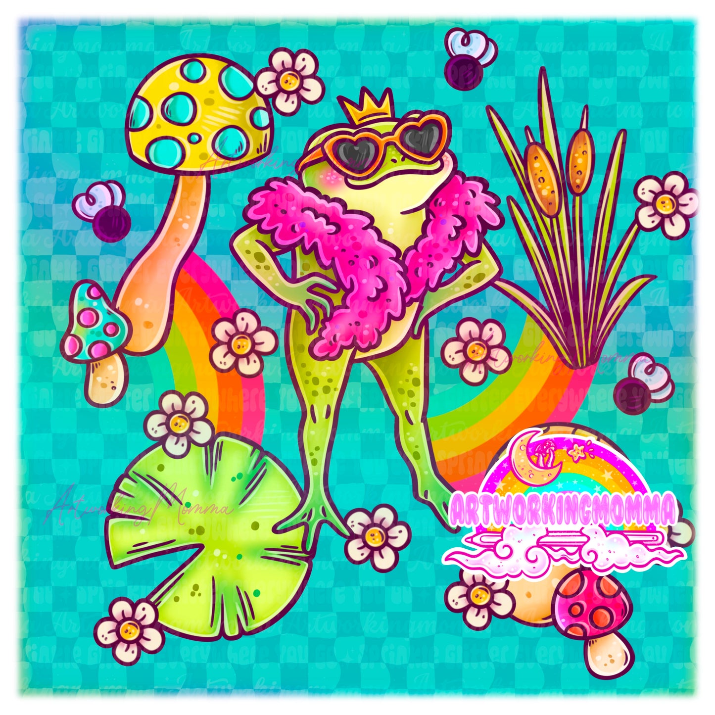Boujee Frogs and PNG