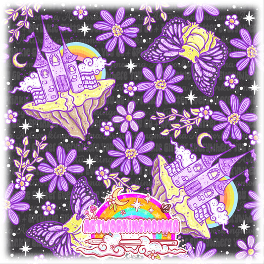 Purple Rainbow Castle