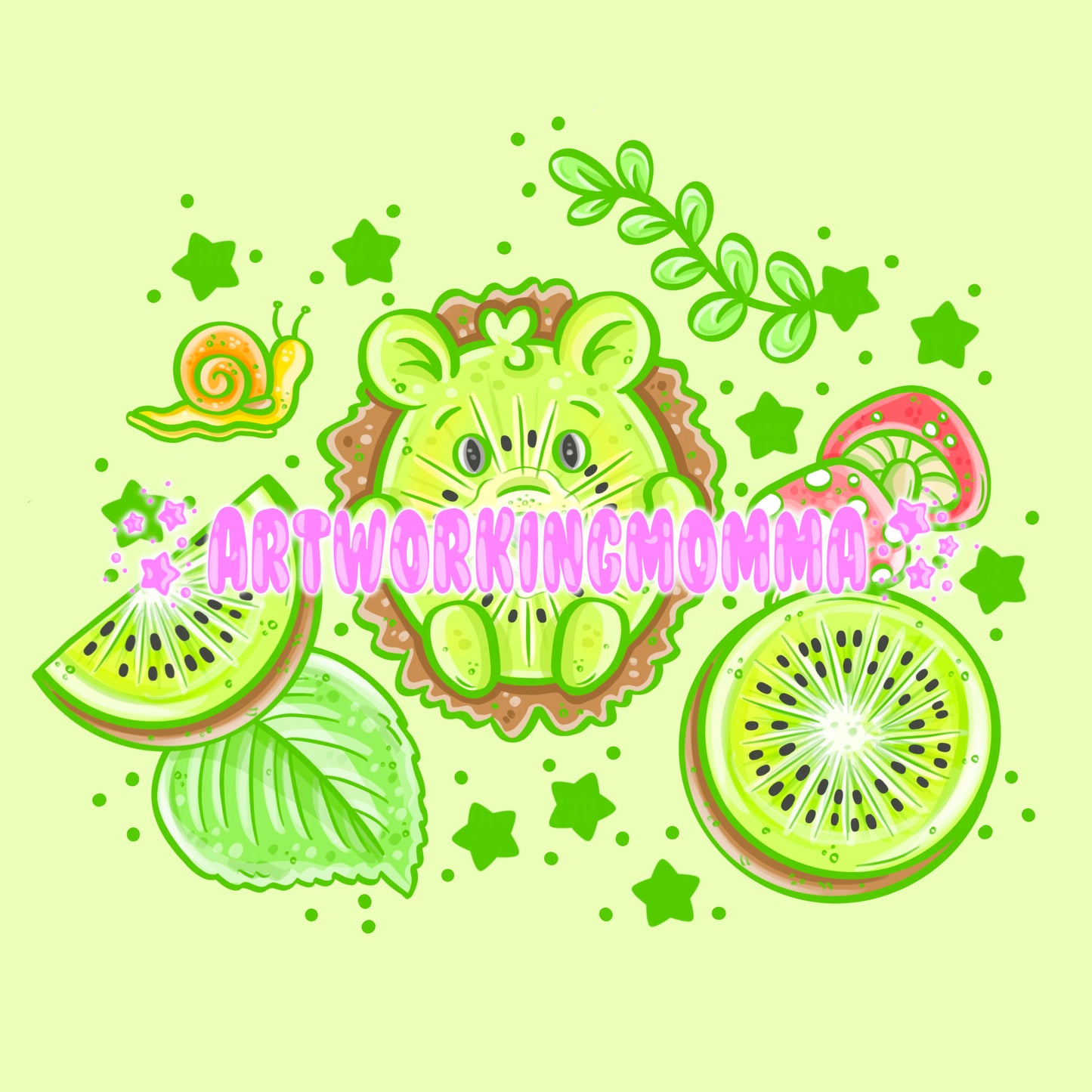 Kiwi Hedgehog PNG