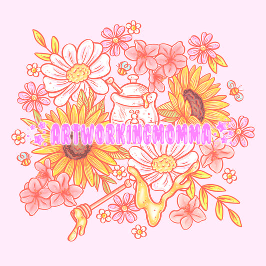 Honey Floral PNG