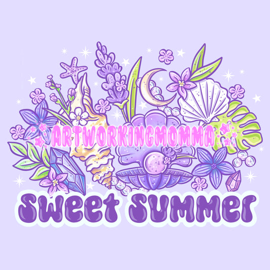 Magical Summer Floral PNG