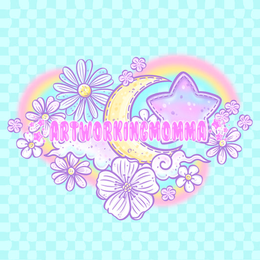 Pastel Patches Floral PNG