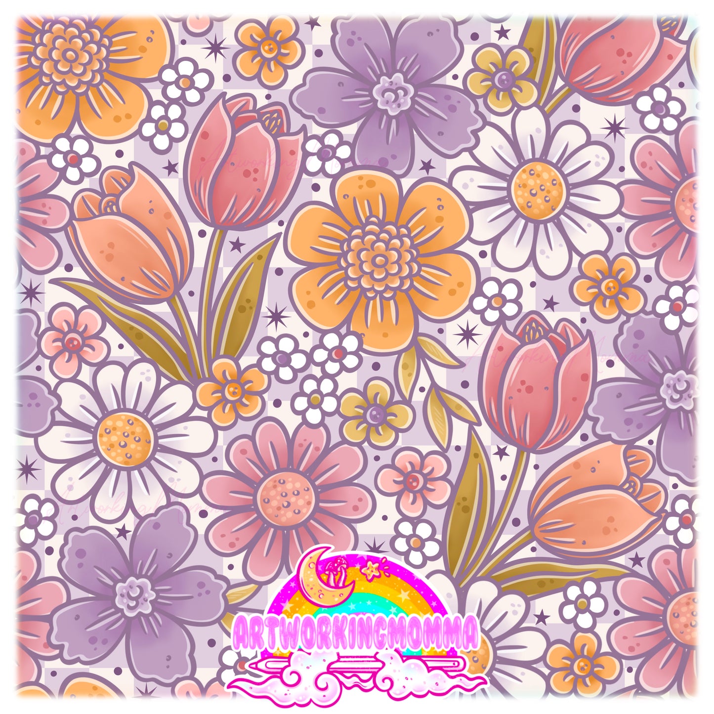 Pastel Spring Floral & PNG