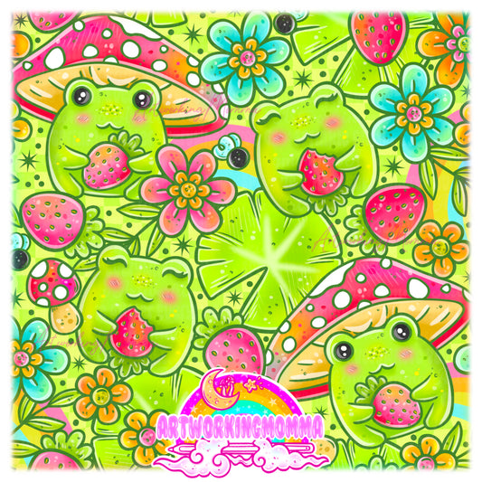 Strawberry Froggies and PNG