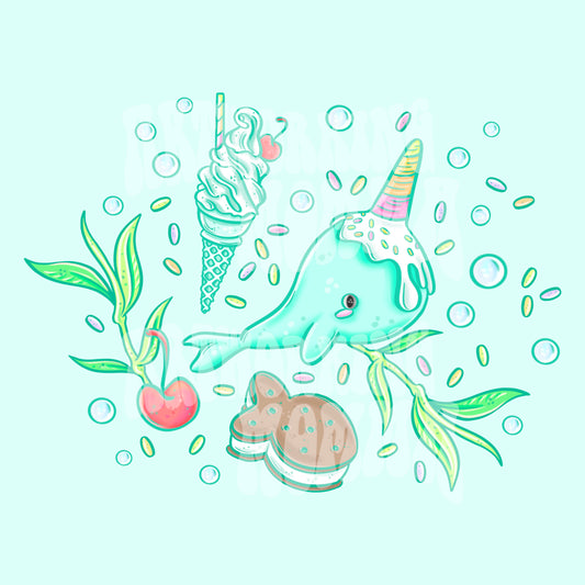 Icecream Narwhal Sub