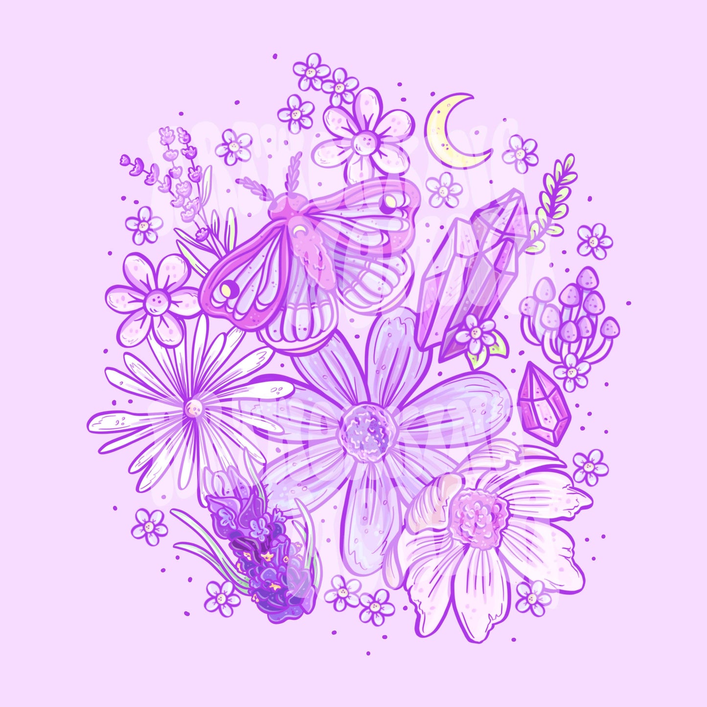 Purple Floral Magic Sub