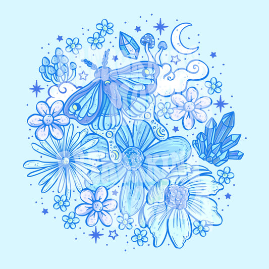 Blue Floral Magic Sub