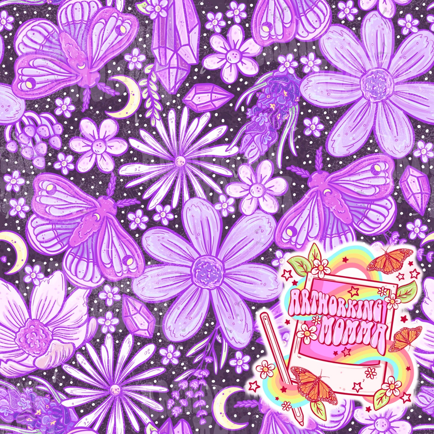 Purple Floral Magic